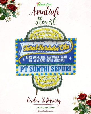 Papan Bunga Duka di Lubuk Pinang