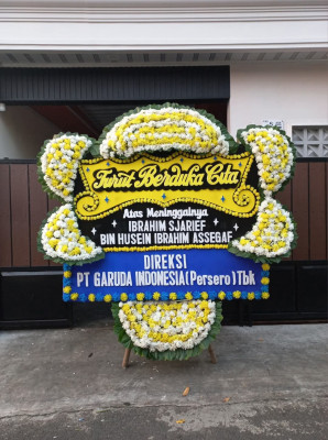 Papan Bunga Duka di Lubuk Pinang