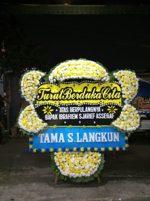 Papan Bunga Duka di Lubuk Pinang