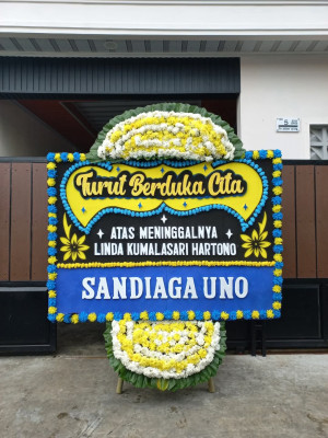 Papan Bunga Duka di Lubuk Pinang